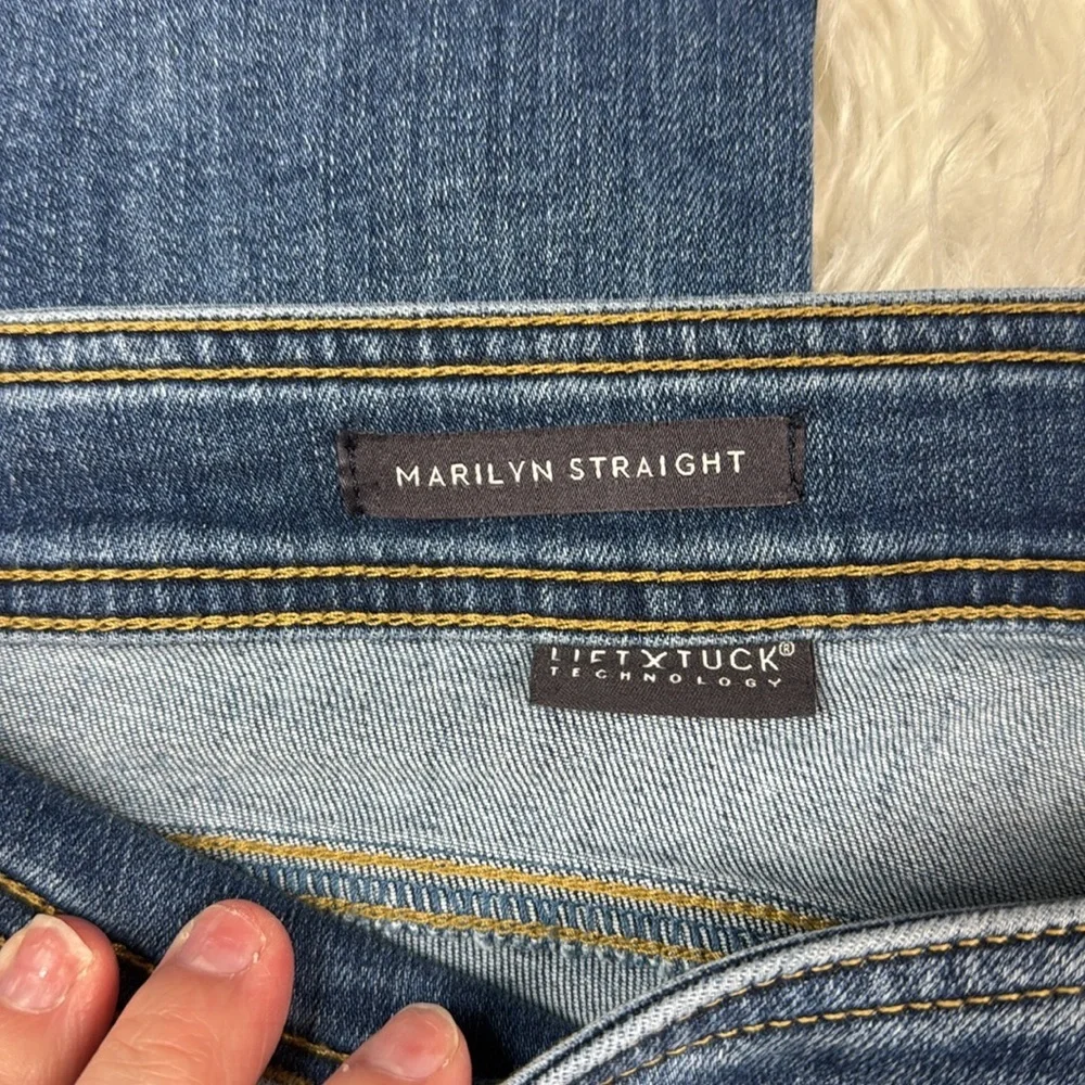 NYDJ Marilyn Straight Plus Size Denim Jeans - Picture 6 of 8